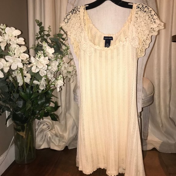 ralph lauren crochet dress